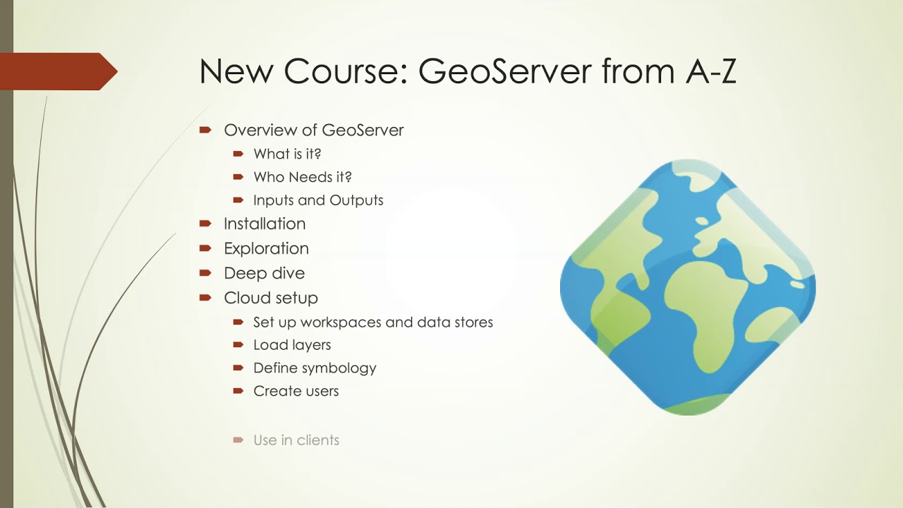 Geoserver Tutorial New Course: GeoServer from A-Z - YouTube