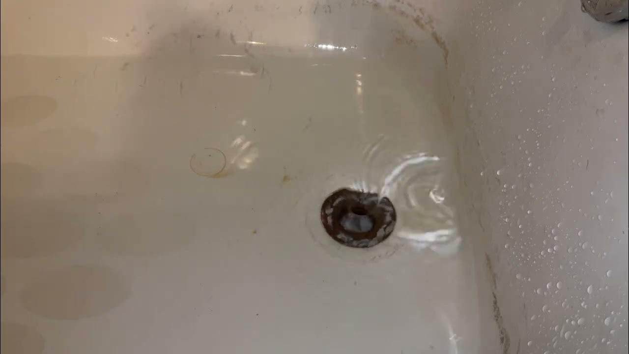 LOUD BATH TUB DRAIN YouTube