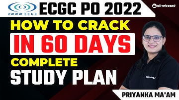 ECGC PO 2022 Preparation Strategy | How To Crack in 60 Days | Complete Study Plan For Quant