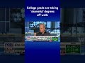 Mike Rowe argues college degrees are merely a transaction #shorts