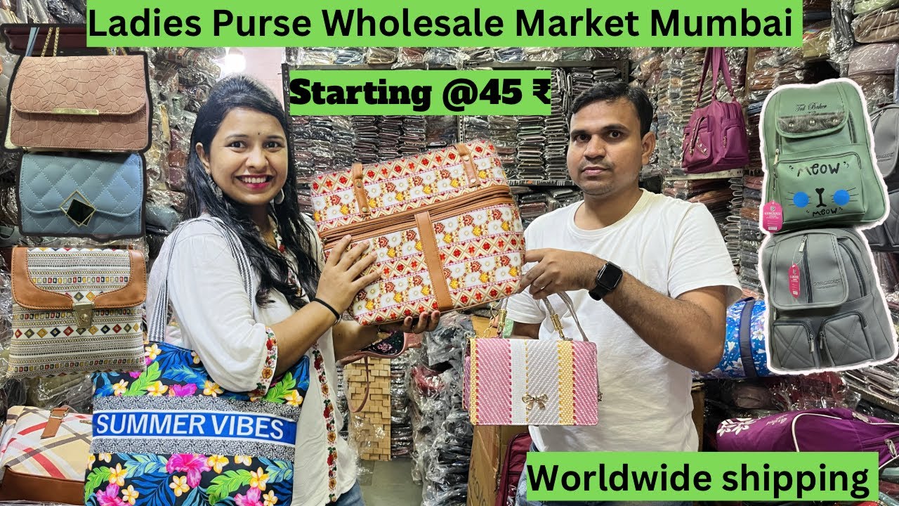 Bags Manufacturer in Mumbai | Ladies Bags Purse Wholesale Market| Madanpura  | Handbags sling Bag - YouTube