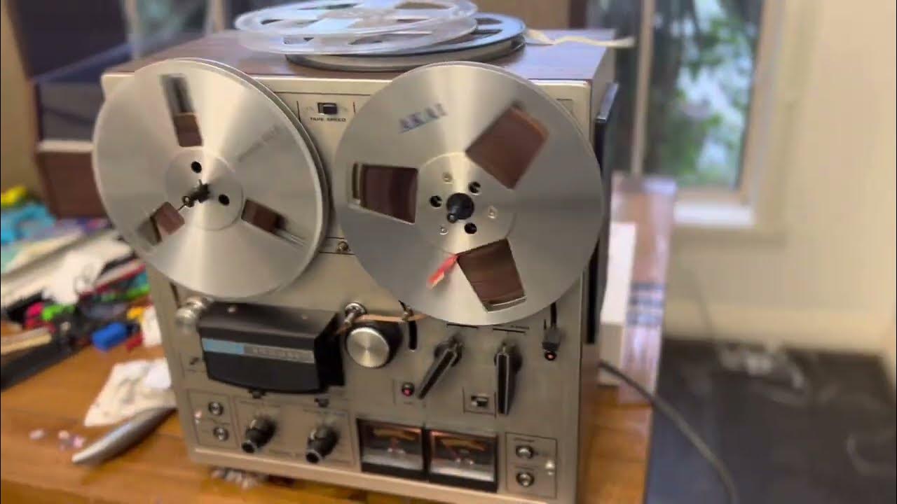 AKAI 1722W Reel To Reel Tape Recorder YouTube