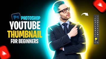 Make Glowing youtube thumbnails in Photoshop + FREE Actions | Beginners Tutorial