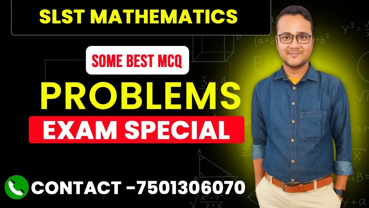 Mixed MCQ/SLST Mathematics/Online Coaching Class/Math Series/Arif Sir ...