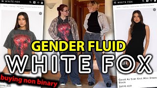 WHITEFOX BOUTIQUE CLOTHING HAUL & TRY ON | Buying Non Binary Episode 1 (2023)