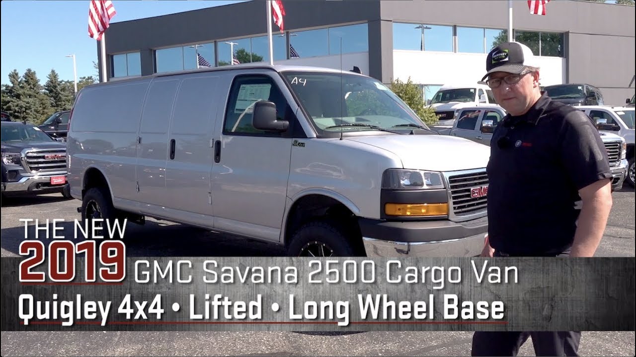 2019 gmc savana extended cargo van