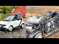 I destroy a brand new smart car in 3 minutes flat