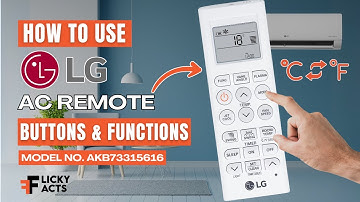 How to Use: LG AC Remote Buttons & Functions | Model No. AKB73315616 | Heat Pump Remote Guide