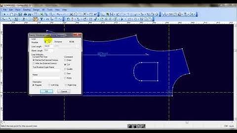 Optitex ND Add Several Lines Tool, Use this tool in order to add several lines on equal distance