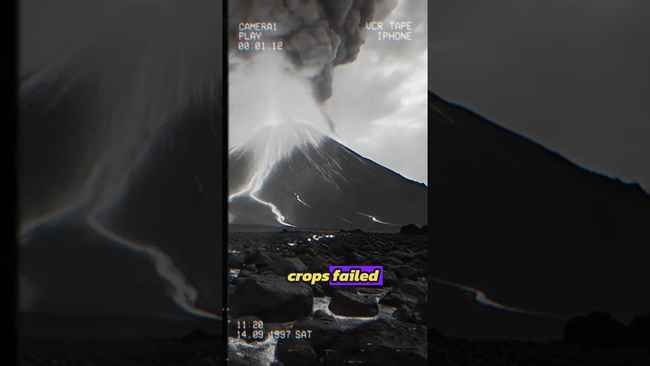 The Volcano That Caused a Global Winter in 1815 #history #eruption