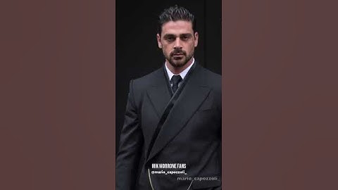 Michele Morrone attends @DolceGabbana "Tuxedo" Show