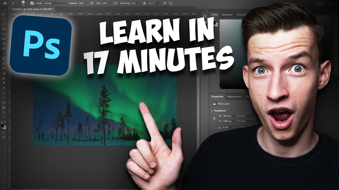 Photoshop Tutorial for Beginners 2023 | Everything You NEED to KNOW! (UPDATED)