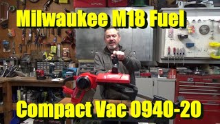Milwaukee M18 Fuel Compact Vacuum 0940-20