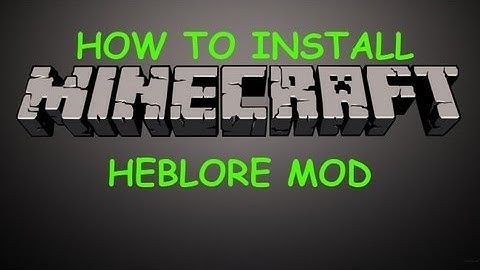 Minecraft - How to install "The Herblore Mod" (1.3.2+)