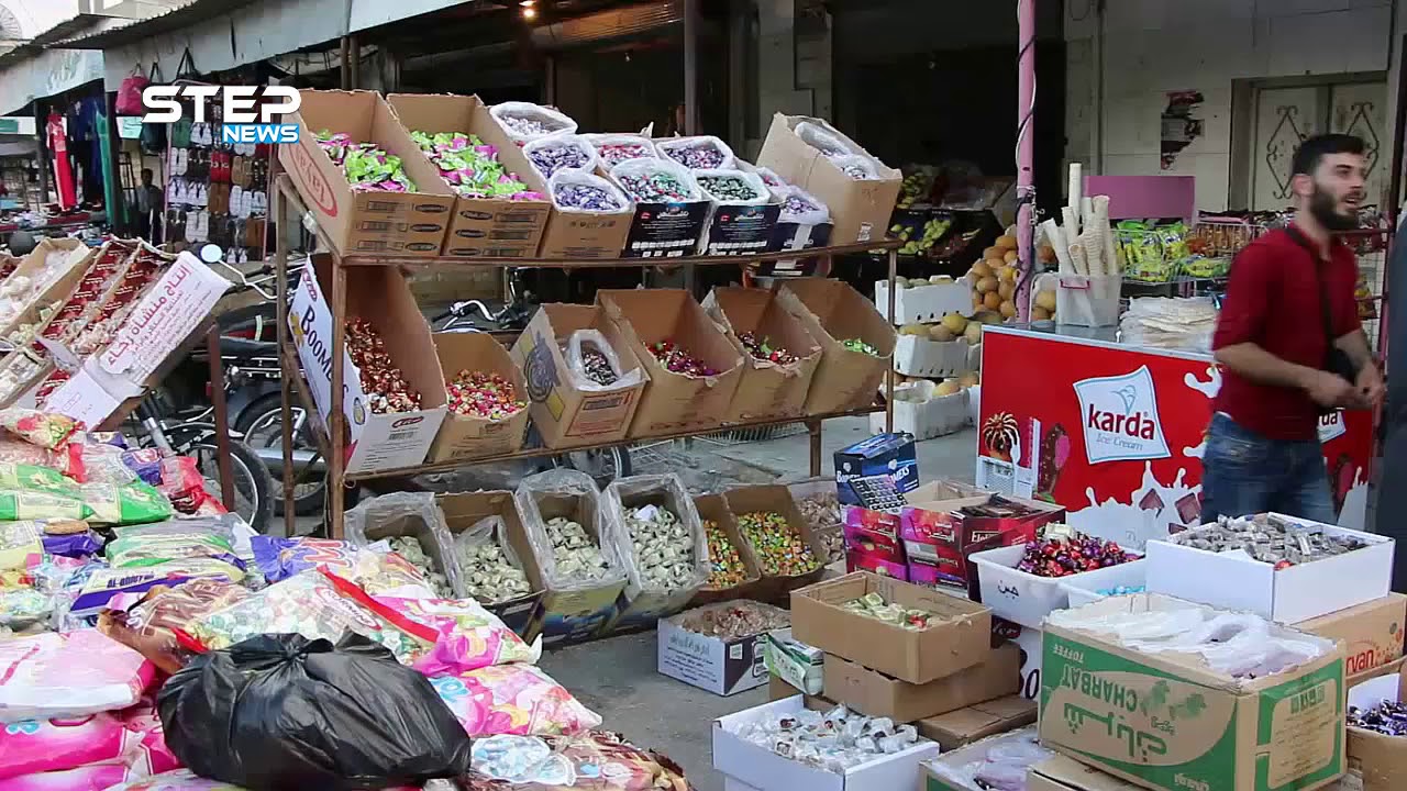 بدء التحضيرات في بلدة قلعة المضيق بريف حماة الغربي مع اقتراب عيد الفطر