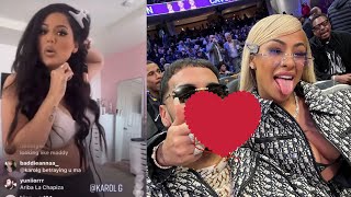 Jenny69 live Defends Yailin La Mas Viral Says she’s Better Then Karolg😮!? #anuel #karolg