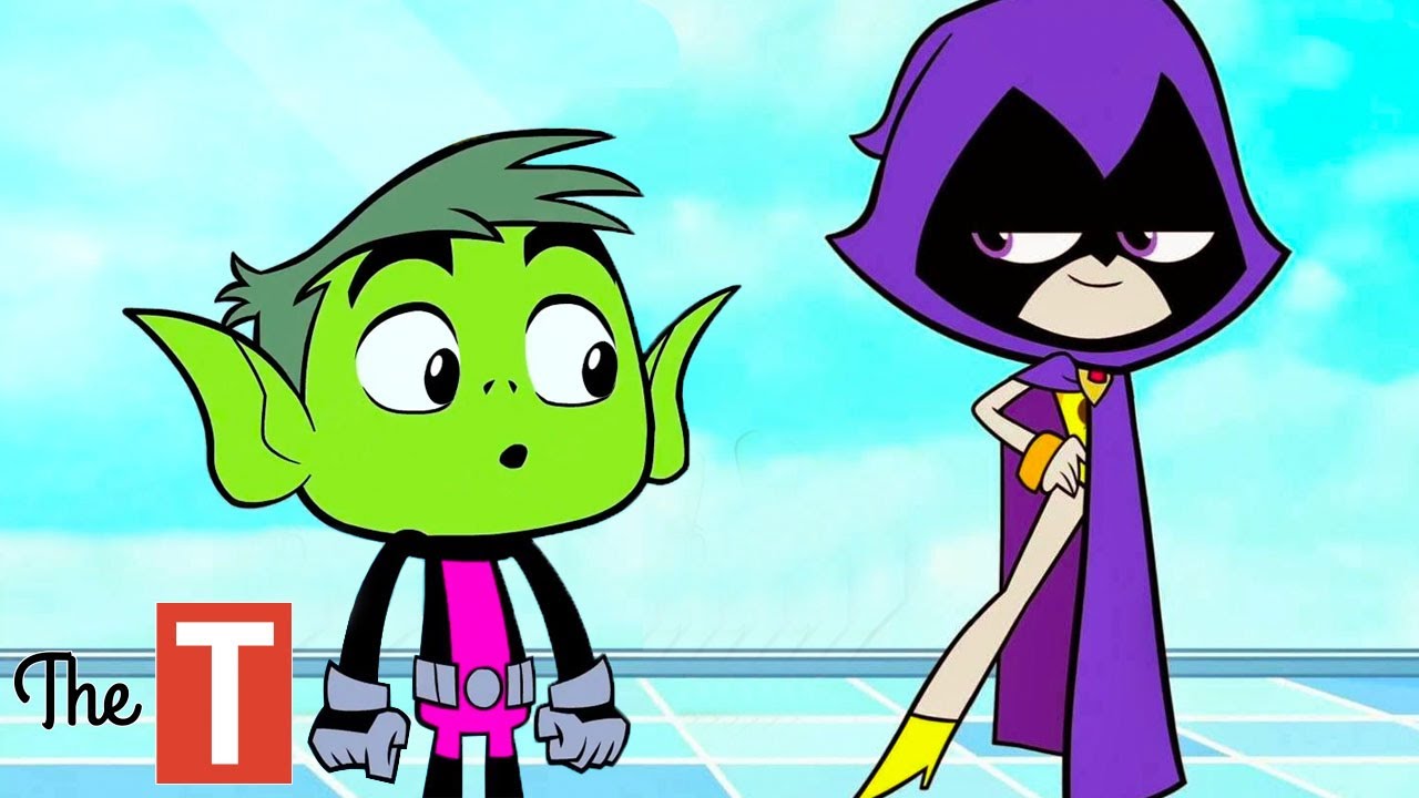 Teen Titans Raven And Beast Boy