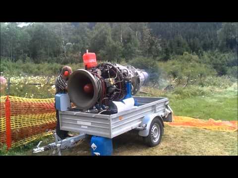 Motorlet M701 Turbine im Anhänger :-)