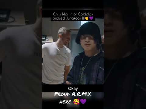 when Chris Martin praised Jungkook and BTS
