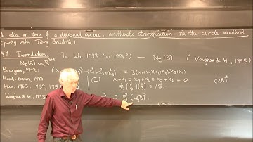 A slice or two of a diagonal cubic: arithmetic stratification via the circle method - Trevor Wooley