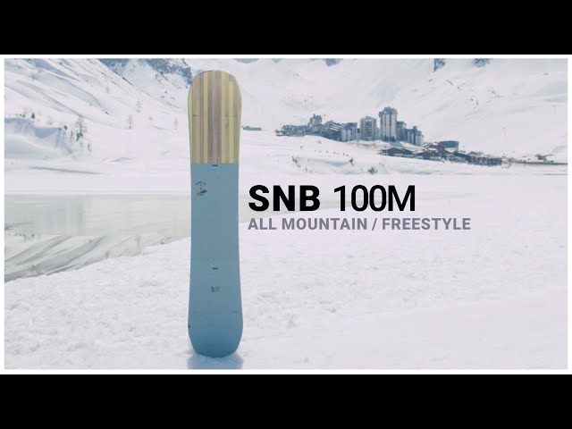 planche de snowboard all mountain & freestyle ,homme , SNB 100