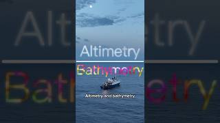 What's the difference between #altimetry and #bathymetry and how do we use both in #seafloormapping?