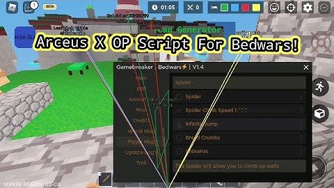 Arceus X Op bedwars Script! Working GameBreaker!