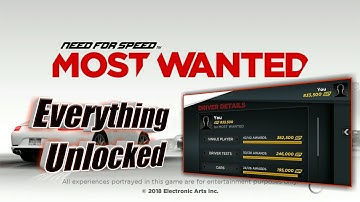 NFS Most Wanted || All cars, stages Unlocked || Unlimited Money