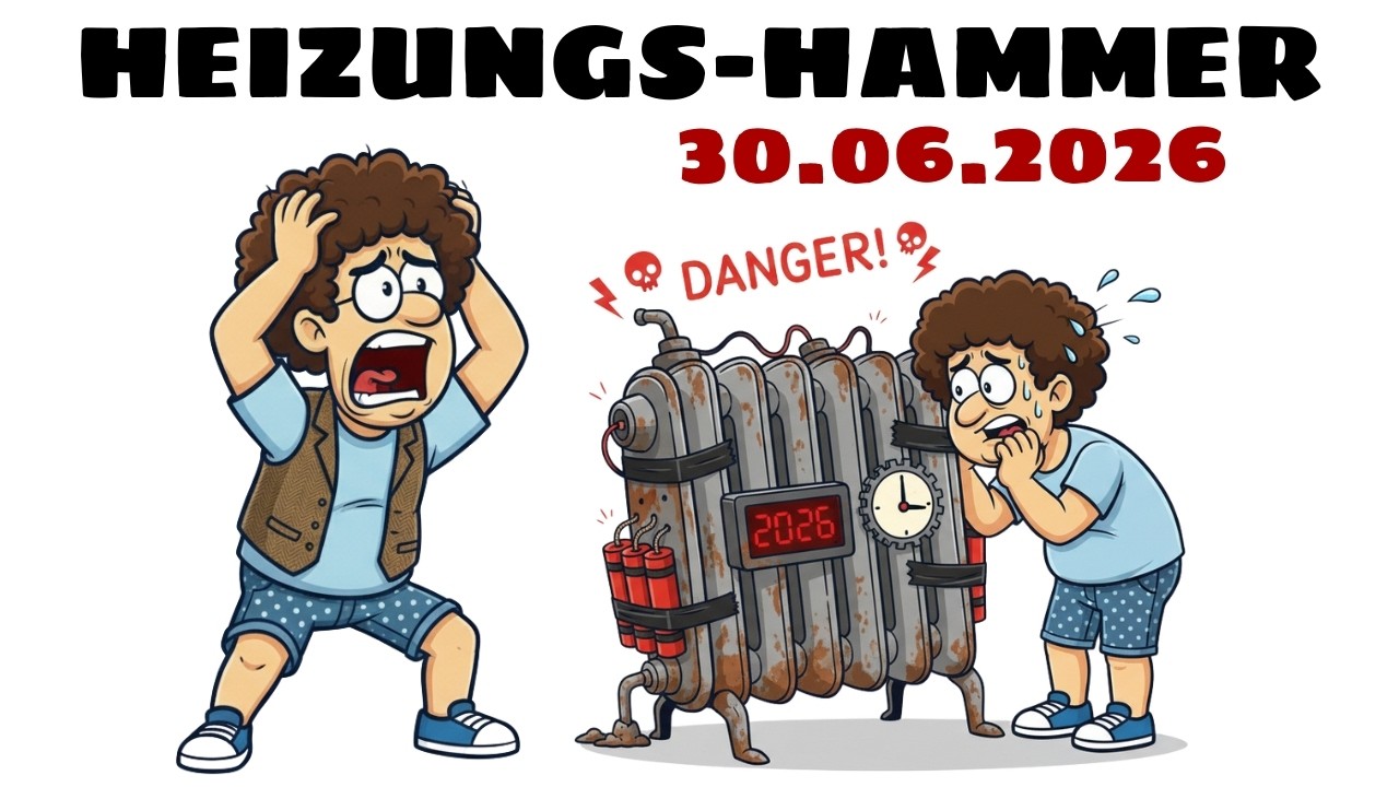 HEIZUNGS-HAMMER: Die 65% Falle schlägt am 30.06.2026 zu! (Dringend) | Zukunft der Energie