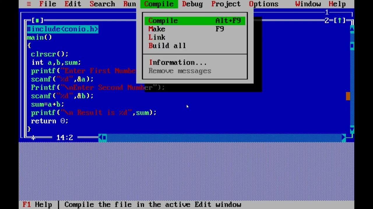 Turbo C++ Programming (Myan) Unit-5 - YouTube