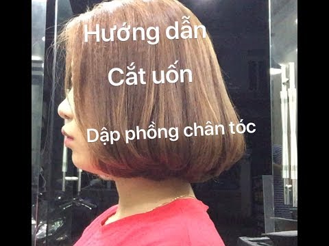 tóc ngắn uốn cúp phồng tại Kemtrinam.vn