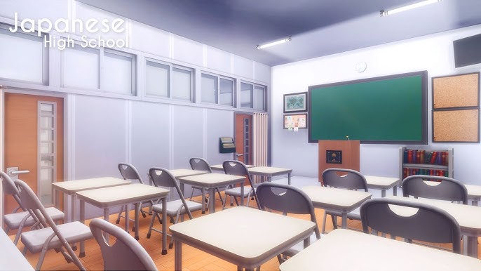 japanese high school classroom