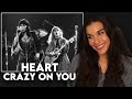 CRAZY FOR THE WILSON SISTERS! First Time Reaction to Heart - "Crazy On You"