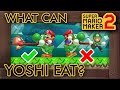 Super Mario Maker 2 - What Can Yoshi Eat And What Not?