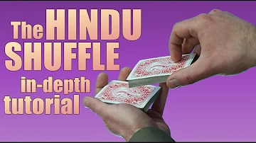 THE HINDU SHUFFLE tutorial card magic