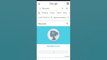 You can flip a Coin using Google #coinflip #google #googletricks #shorts #shortsvideo #trending