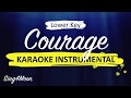 Courage – Céline Dion (Karaoke Instrumental) Lower Key