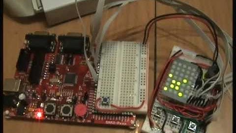 CorTrix, ARM Cortex M3 demo game on OLIMEX SAM3-P256 board