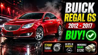 Buy or Bye: 2012–2017 Buick Regal GS — 270HP Turbo Sleeper, an Opel in Disguise, $12K!