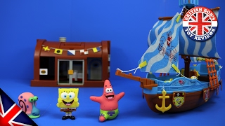 Spongebob Squarepants Pirate Ship Playset vs Captain Hook vs Tomy Aquafun Pirate Ship Vs Peppa Pig