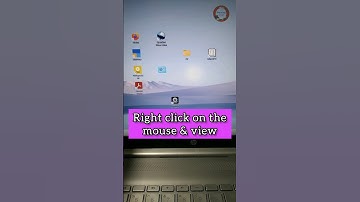 How to arrange desktop icon in one click | #shorts #icon #viral