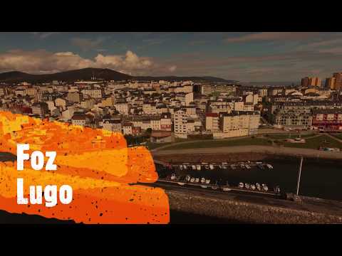 Foz ( Lugo ) a vista de drone