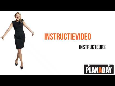 Instructievideo over instructeurs in Planaday