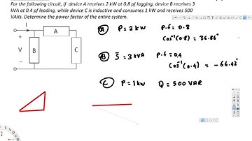 Complex power, Power triangle #3 -  Circuit Analysis