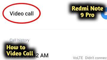 How to Video Call in Redmi Note 9 Pro