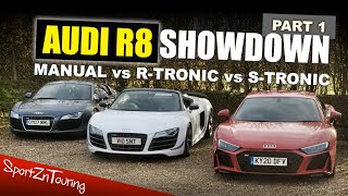 Audi R8 Showdown! Manual vs RTronic vs STronic – #PurestR8 Part 1