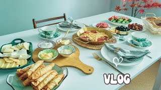 VLOG: TURKISH BREAKFAST FOR HUSBAND || Morning routine of a Muslim woman || Cooking breakfast ||