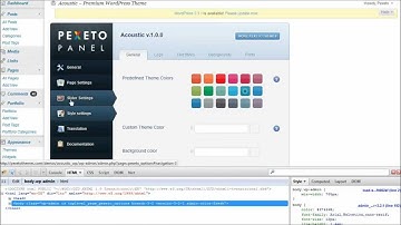 Using Firebug to change the background color of an element