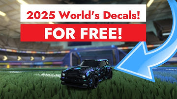 *NEW* RLCS 2025 DECALS! | HOW TO INSTALL CUSTOM DECALS