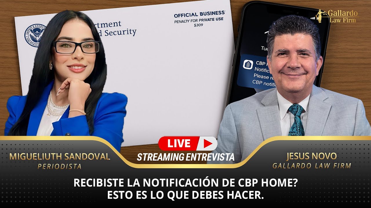 Recibiste la notificación de CBP HOME?  Esto es lo que debes hacer.